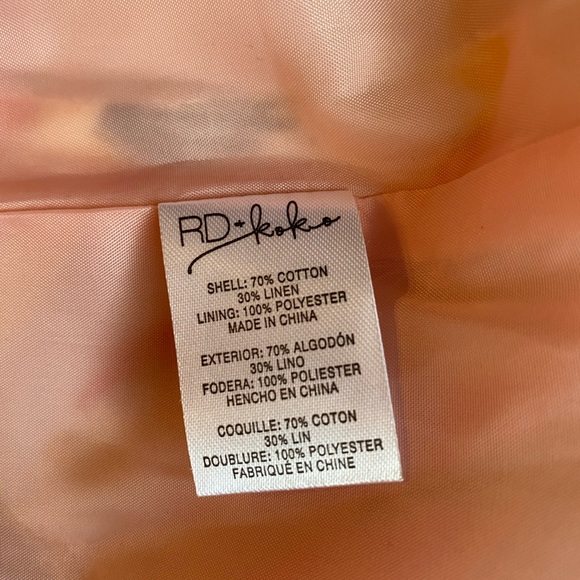 NWT Rd+koko tropical print blazer size S - Picture 7 of 7
